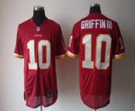 Nike Washington Redskins -10 Robert Griffin III Burgundy Red Team Color Men's Stitched NFL Elite Jer
