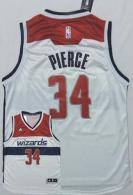 Washington Wizards -34 Paul Pierce New White Home Stitched NBA Jersey