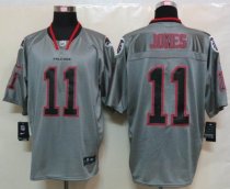New Nike Atlanta Falcons 11 Jones Lights Out Grey Elite Jersey New Nike Atlanta Falcons 11 Jones Lights Out Grey Elite Jersey
