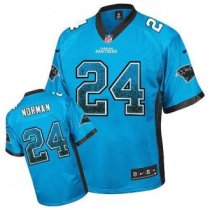 Nike Carolina Panthers -24 Josh Norman Blue Alternate Stitched NFL Elite Drift Fashion Jersey Nike Carolina Panthers -24 Josh Norman Blue Alternate Stitched NFL Elite Drift Fashion Jersey