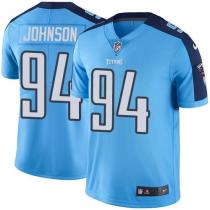 Nike Titans -94 Austin Johnson Light Blue Stitched NFL Color Rush Limited Jersey Nike Titans -94 Austin Johnson Light Blue Stitched NFL Color Rush Limited Jersey
