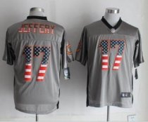 Nike Chicago Bears -17 Alshon Jeffery Grey NFL Elite USA Flag Fashion Jersey Nike Chicago Bears -17 Alshon Jeffery Grey NFL Elite USA Flag Fashion Jersey
