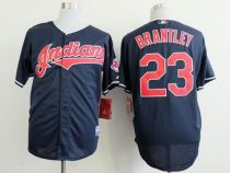 Cleveland Indians -23 Michael Brantley Navy Blue Cool Base Stitched MLB Jersey Cleveland Indians -23 Michael Brantley Navy Blue Cool Base Stitched MLB Jersey