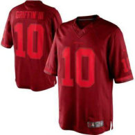 NEW Robert Griffin III -10 Washington Redskins Drenched Limited Jersey(Burgundy)
