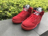 Authentic Air Jordan 5 GS “Red Suede”