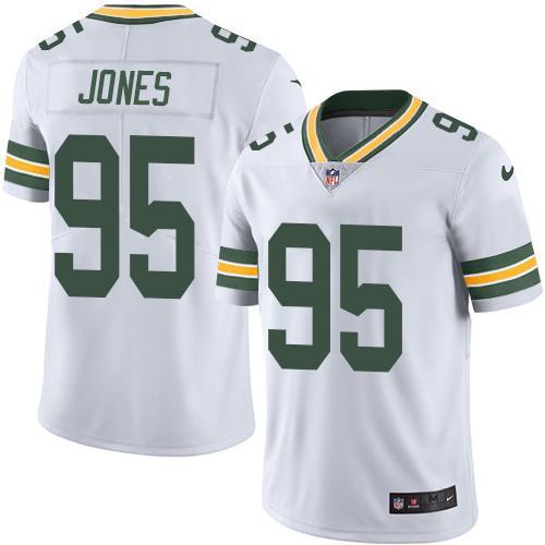 Nike Packers -95 Datone Jones White Stitched NFL Color Rush Limited Jersey