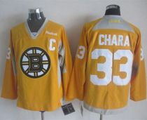 Boston Bruins -33 Zdeno Chara Yellow Practice Stitched NHL Jersey Boston Bruins -33 Zdeno Chara Yellow Practice Stitched NHL Jersey