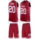 Nike 49ers #20 Jimmie Ward Red Team Color Stitched NFL Limited Tank Top Suit Jersey
