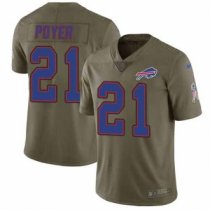 Nike Bills -21 Jordan Poyer Olive Stitched NFL Limited 2017 Salute To Service Jersey