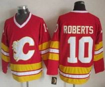 Calgary Flames -10 Gary Roberts Red CCM Throwback Stitched NHL Jersey Calgary Flames -10 Gary Roberts Red CCM Throwback Stitched NHL Jersey