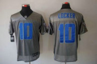 Nike Titans -10 Jake Locker Grey Shadow Stitched NFL Elite Jersey