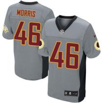 Nike Washington Redskins -46 Alfred Morris Grey Shadow Men's Stitched NFL Elite Jersey Nike Washington Redskins -46 Alfred Morris Grey Shadow Men's Stitched NFL Elite Jersey