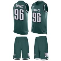 Nike Eagles -96 Derek Barnett Midnight Green Team Color Stitched NFL Limited Tank Top Suit Jersey Nike Eagles -96 Derek Barnett Midnight Green Team Color Stitched NFL Limited Tank Top Suit Jersey