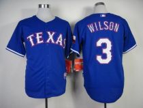 Texas Rangers #3 Russell Wilson Blue Cool Base Stitched MLB Jersey Texas Rangers #3 Russell Wilson Blue Cool Base Stitched MLB Jersey
