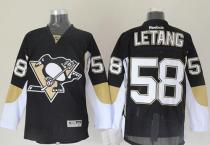 Pittsburgh Penguins -58 Kris Letang Black Stitched NHL Jersey Pittsburgh Penguins -58 Kris Letang Black Stitched NHL Jersey