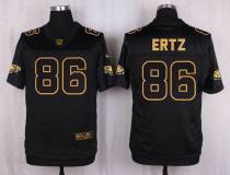 Nike Philadelphia Eagles -86 Zach Ertz Black Stitched NFL Elite Pro Line Gold Collection Jersey Nike Philadelphia Eagles -86 Zach Ertz Black Stitched NFL Elite Pro Line Gold Collection Jersey
