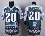 Nike Philadelphia Eagles #20 Brian Dawkins Midnight Green Men's Stitched NFL Elite Noble Fashion Jer