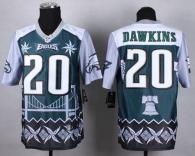 Nike Philadelphia Eagles #20 Brian Dawkins Midnight Green Men's Stitched NFL Elite Noble Fashion Jer