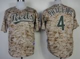 Cincinnati Reds -4 Brandon Phillips Camo Alternate Cool Base Stitched MLB Jersey