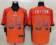 2013 NEW Nike Chicago Bears 34 Payton Drift Fashion Orange Elite Jerseys