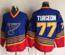St Louis Blues -77 Pierre Turgeon Light Blue Red CCM Throwback Stitched NHL Jersey St Louis Blues -77 Pierre Turgeon Light Blue Red CCM Throwback Stitched NHL Jersey