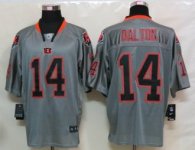 New Nike Cincinnati Bengals 14 Dalton Lights Out Grey Elite Jersey