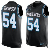 Nike Panthers -54 Shaq Thompson Black Team Color Stitched NFL Limited Tank Top Jersey Nike Panthers -54 Shaq Thompson Black Team Color Stitched NFL Limited Tank Top Jersey