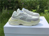 Authentic Balenciaga triple S White grey