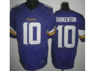 Nike Minnesota Vikings 10 Fran Tarkenton Purple Elite Jerseys