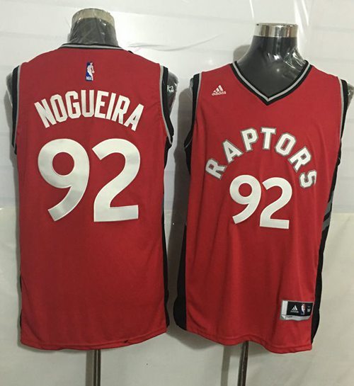 Toronto Raptors -92 Lucas Nogueira Red Stitched NBA Jersey