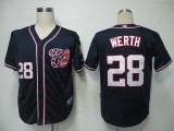 Washington Nationals #28 Jayson Werth Navy Blue Cool Base Stitched MLB Jersey
