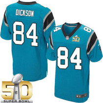 Nike Carolina Panthers #84 Ed Dickson Blue Alternate Super Bowl 50 Men's Stitched NFL Elite Jersey Nike Carolina Panthers #84 Ed Dickson Blue Alternate Super Bowl 50 Men's Stitched NFL Elite Jersey
