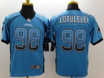 Nike Panthers -98 Star Lotulelei Blue Alternate Men's Stitched NFL Elite Drift Fashion Jersey Nike Panthers -98 Star Lotulelei Blue Alternate Men's Stitched NFL Elite Drift Fashion Jersey