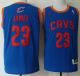 Revolution 30 Cleveland Cavaliers -23 LeBron James Light Blue Stitched NBA Jersey