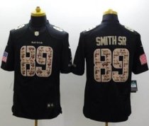 Nike Baltimore Ravens -89 Steve Smith Sr Black NFL Limited Salute to Service jersey Nike Baltimore Ravens -89 Steve Smith Sr Black NFL Limited Salute to Service jersey