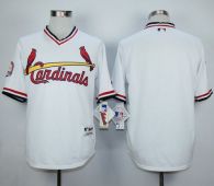 St Louis Cardinals Blank White 1982 Turn Back The Clock Stitched MLB Jersey