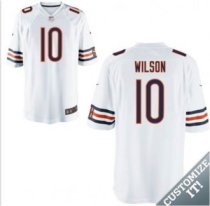 Nike Chicago Bears -10 White Wilson Elite Jersey Nike Chicago Bears -10 White Wilson Elite Jersey