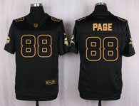 Nike Minnesota Vikings -88 Alan Page Black Stitched NFL Elite Pro Line Gold Collection Jersey