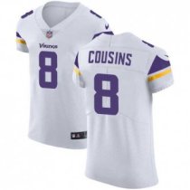 Nike Vikings -8 Kirk Cousins White Stitched NFL Vapor Untouchable Elite Jersey Nike Vikings -8 Kirk Cousins White Stitched NFL Vapor Untouchable Elite Jersey