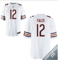 Nike Chicago Bears -12 White Fales Elite Jersey Nike Chicago Bears -12 White Fales Elite Jersey