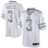 Nike Buffalo Bills -3 EJ Manuel Silver Grey