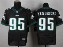 Nike Philadelphia Eagles #95 Mychal Kendricks Black Alternate Men's Stitched NFL New Elite Jersey Nike Philadelphia Eagles #95 Mychal Kendricks Black Alternate Men's Stitched NFL New Elite Jersey