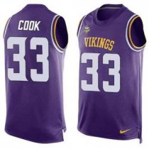 Nike Vikings -33 Dalvin Cook Purple Team Color Stitched NFL Limited Tank Top Jersey Nike Vikings -33 Dalvin Cook Purple Team Color Stitched NFL Limited Tank Top Jersey