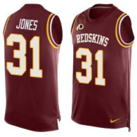 Nike Redskins -31 Matt Jones Burgundy Red Team Color Stitched NFL Limited Tank Top Jersey