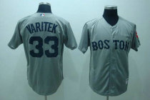 Boston Red Sox #33 Jason Varitek Stitched Grey MLB Jersey Boston Red Sox #33 Jason Varitek Stitched Grey MLB Jersey
