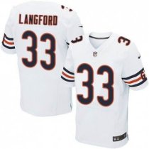 Nike Chicago Bears -33 Jeremy Langford White Stitched NFL Elite Jersey Nike Chicago Bears -33 Jeremy Langford White Stitched NFL Elite Jersey