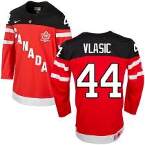 Olympic CA 44 Marc-Edouard Vlasic Red 100th Anniversary Stitched NHL Jersey Olympic CA 44 Marc-Edouard Vlasic Red 100th Anniversary Stitched NHL Jersey
