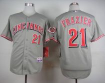 Cincinnati Reds -21 Todd Frazier Grey Cool Base Stitched MLB Jersey Cincinnati Reds -21 Todd Frazier Grey Cool Base Stitched MLB Jersey