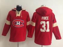 Montreal Canadiens -31 Carey Price Red Pullover NHL Hoodie Montreal Canadiens -31 Carey Price Red Pullover NHL Hoodie