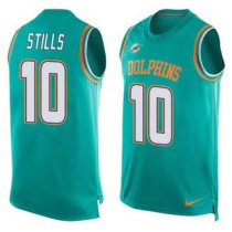 Nike Miami Dolphins -10 Kenny Stills Aqua Green Team Color Stitched NFL Limited Tank Top Jersey Nike Miami Dolphins -10 Kenny Stills Aqua Green Team Color Stitched NFL Limited Tank Top Jersey